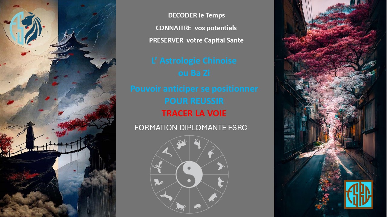 Formation «QUATRE PILIERS de la DESTINEE» BA-ZI