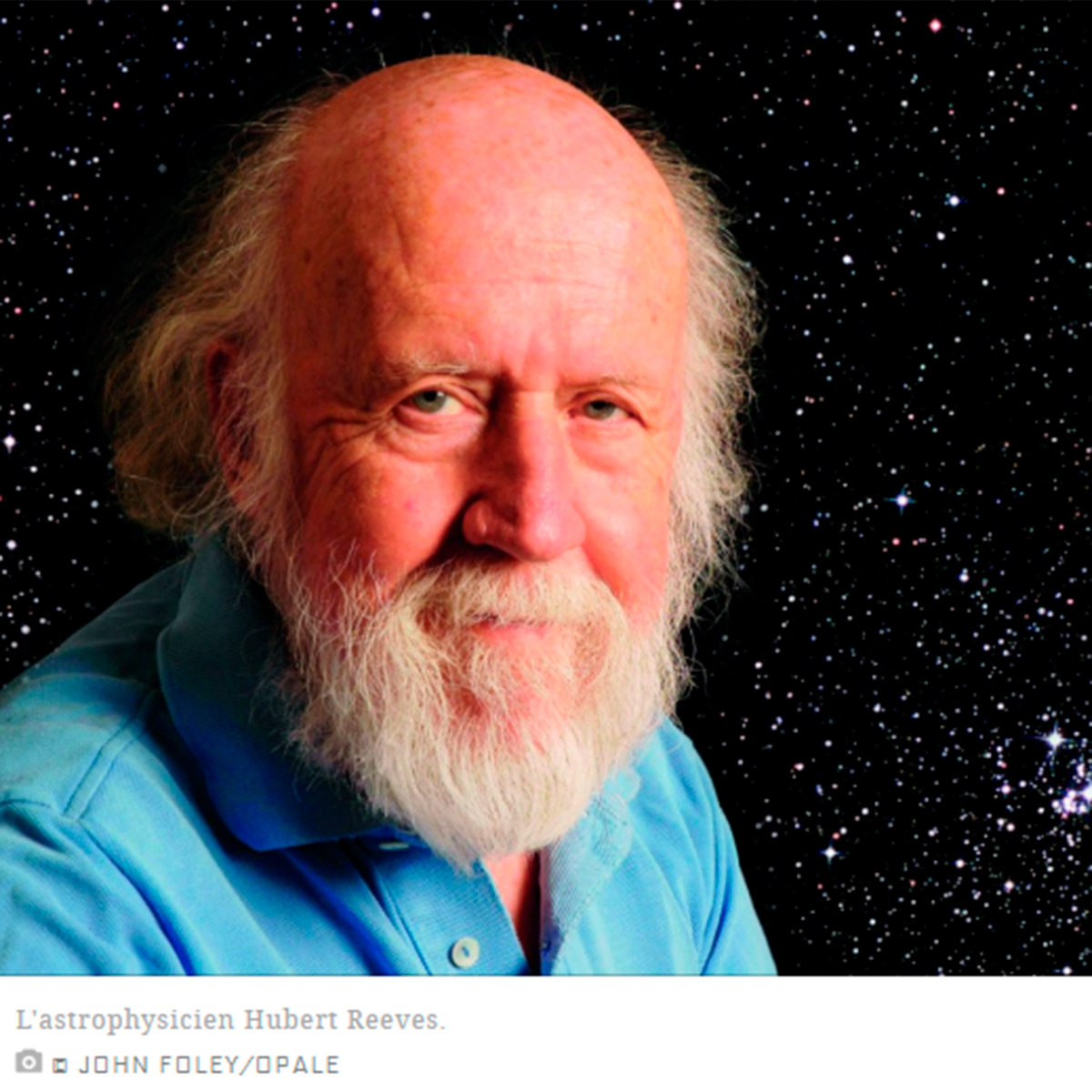 Portrait d’Hubert Reeves